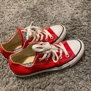 Red Low Top Converse